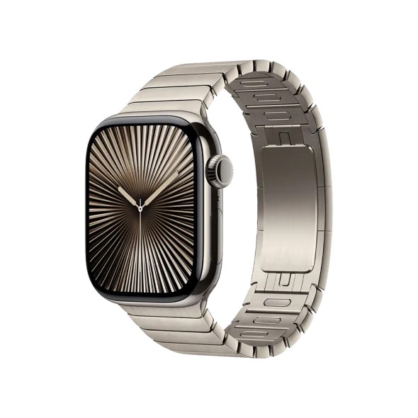 Смарт-годинник Apple Watch Series 10 GPS + Cellular 46mm Natural Titanium Case w. Natural Link Bracelet (MX163+MXMF3)