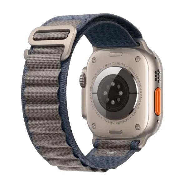 Смарт-годинник Apple Watch Ultra 2 GPS + Cellular 49mm Titanium Case with Blue Alpine Loop - Large (MREQ3/MRFD3)
