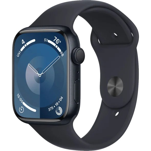 Смарт-годинник Apple Watch Series 9 GPS 41mm Midnight Aluminum Case w. Midnight Sport Band - M/L (MR8X3)