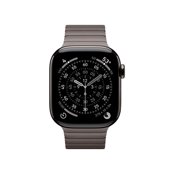 Смарт-годинник Apple Watch Series 11 GPS + Cellular 42mm Slate Tit. Case w. Slate Link Bracelet (MF9K4+MXMD3)