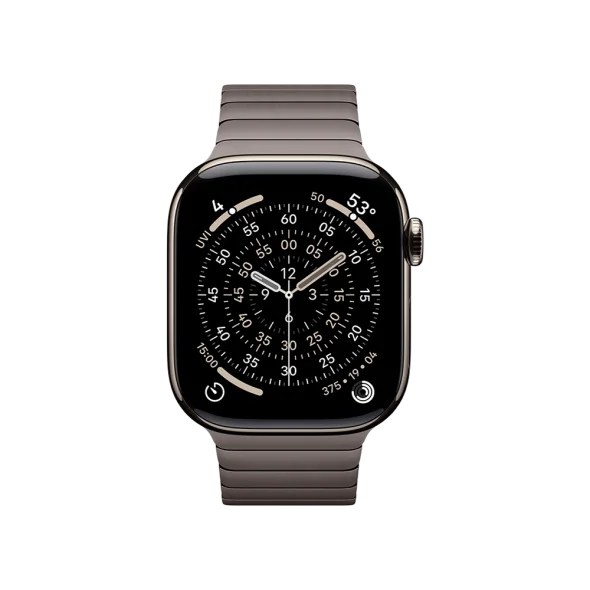 Смарт-годинник Apple Watch Series 11 GPS + Cellular 42mm Natural Tit. Case w. Slate Link Bracelet (MF9H4+MXMD3)