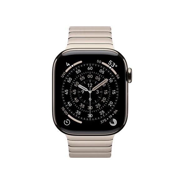 Смарт-годинник Apple Watch Series 11 GPS + Cellular 42mm Natural Tit. Case w. Natural Link Bracelet (MF9H4+MXMA3)