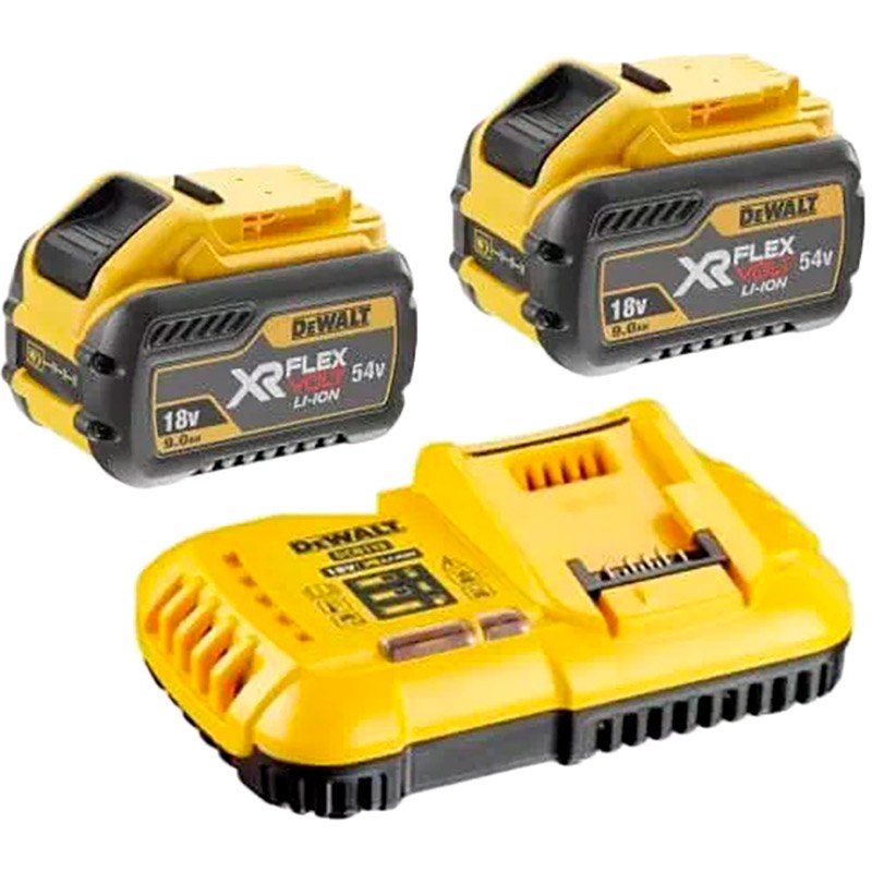 Набір зарядний пристрій + акумулятори DEWALT DCB118X2