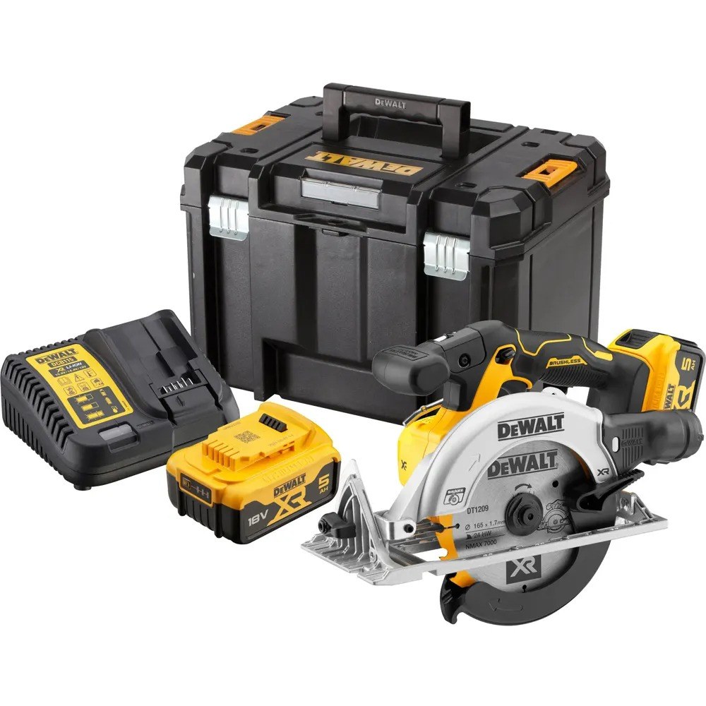 Пила дискова DEWALT 18 В XR Li-lon (DCS565P2)