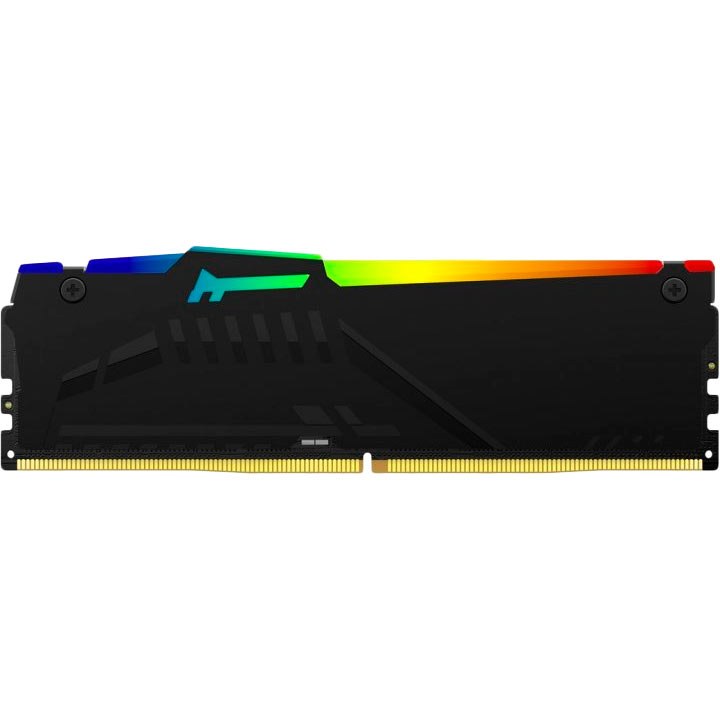 Модуль пам'яті Kingston FURY Beast RGB DDR5 16GB 5200 Black (KF552C40BBA-16)