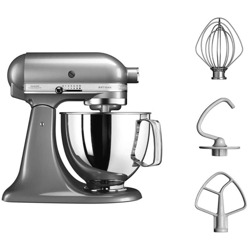 Кухонна машина KITCHENAID Artisan 4,8 л Contour Silver (5KSM125ECU)