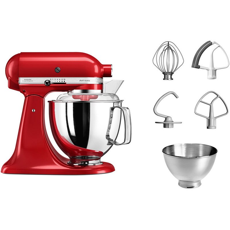 Кухонна машина KITCHENAID Artisan 4.8 л Red (5KSM175PSEER)