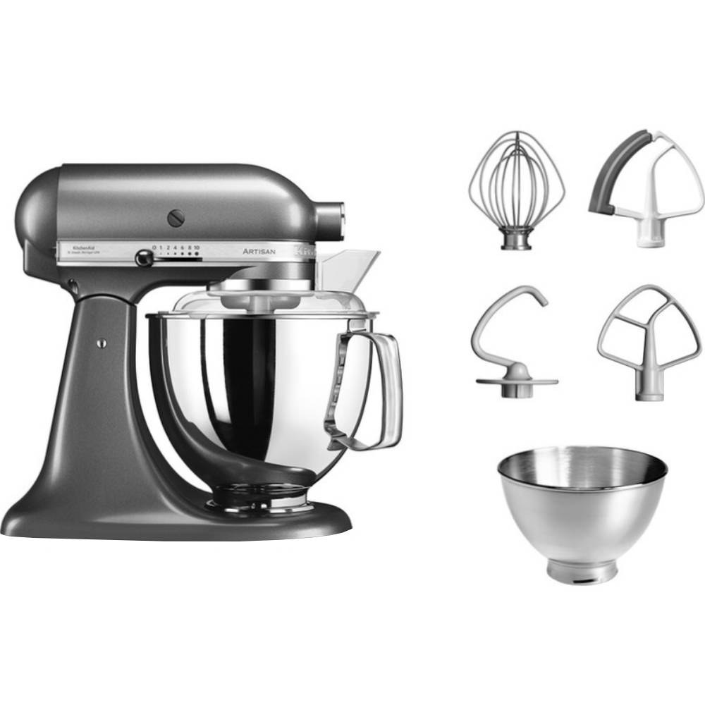 Кухонна машина KITCHENAID Artisan 4.8л Silver (5KSM175PSEMS)