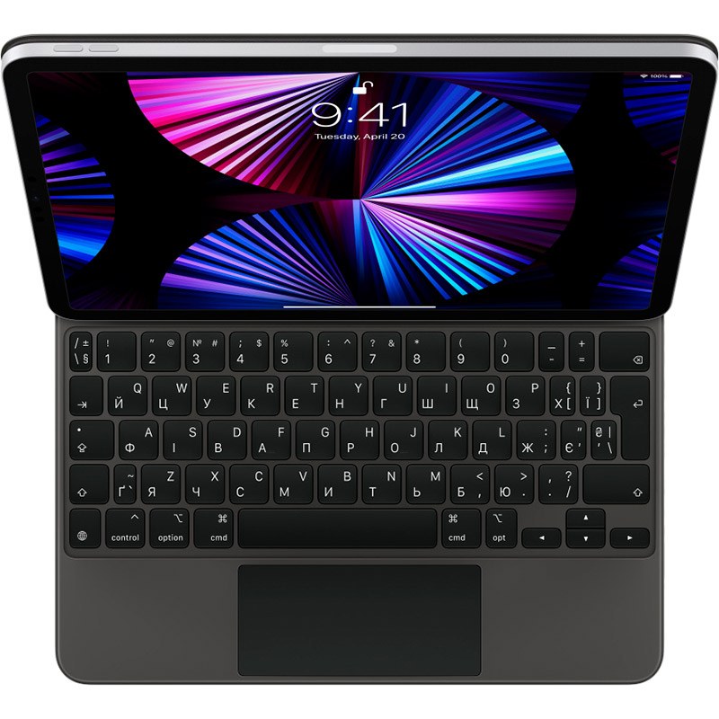Чохол-клавіатура APPLE Magic Keyboard для APPLE iPad Pro 11 (3rd gen) та iPad Air (5th gen) UA Black (MXQT2UA/A)