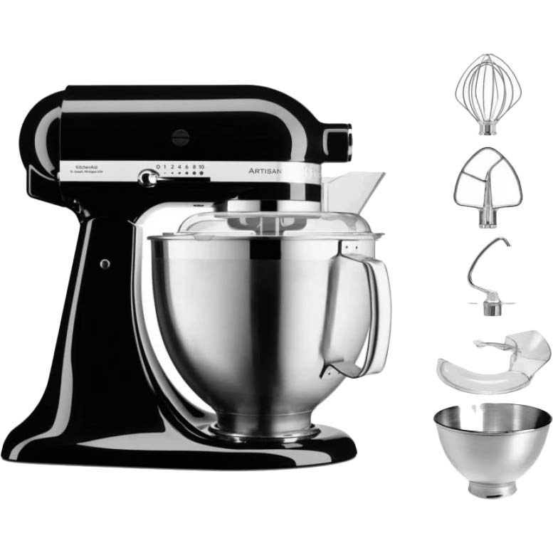 Кухонна машина Kitchenaid Artisan 4.8 л Black (5KSM185PSEOB)