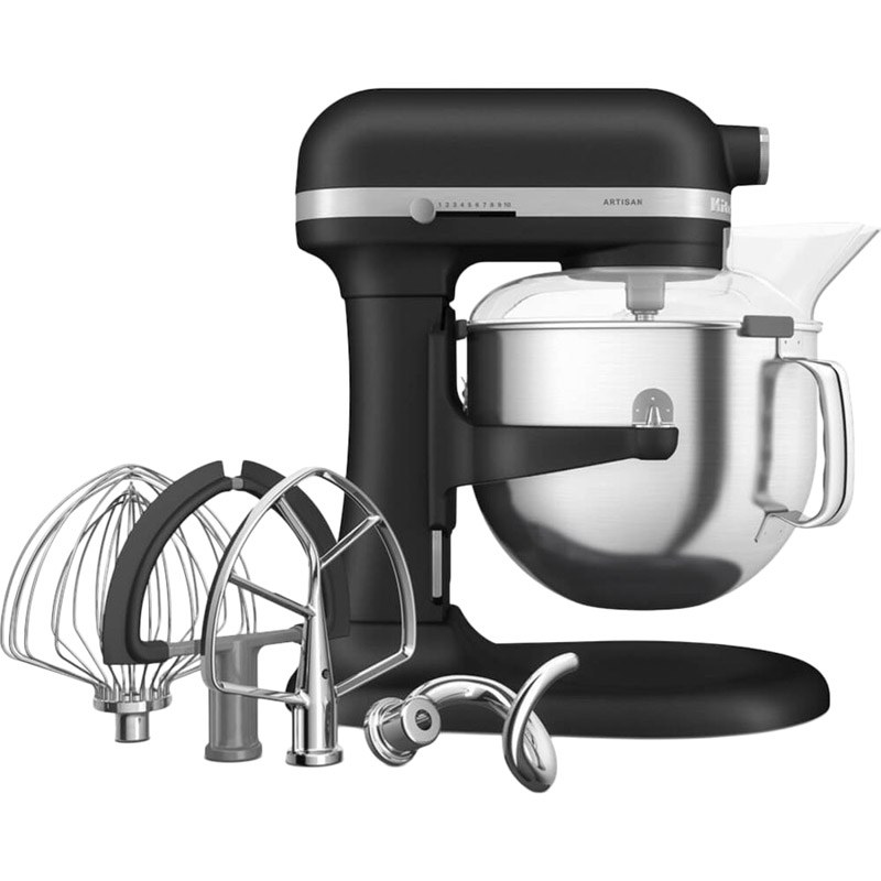 Кухонна машина KITCHENAID Artisan 6.6 л Black (5KSM70SHXEBK)