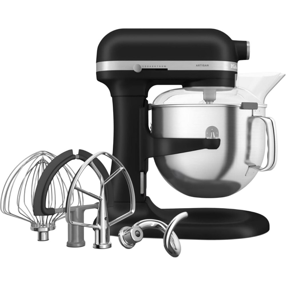 Кухонна машина KITCHENAID Artisan 6.6 л Black (5KSM70SHXEBM)