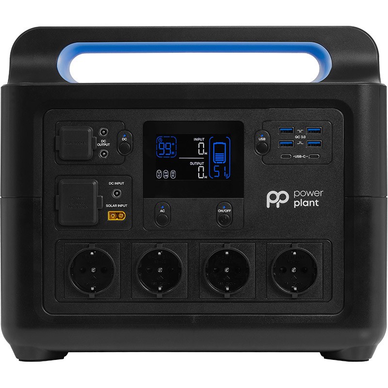 Зарядна станція POWERPLANT HS1800 1484.8Wh 412444mAh 1800W (PB930852)