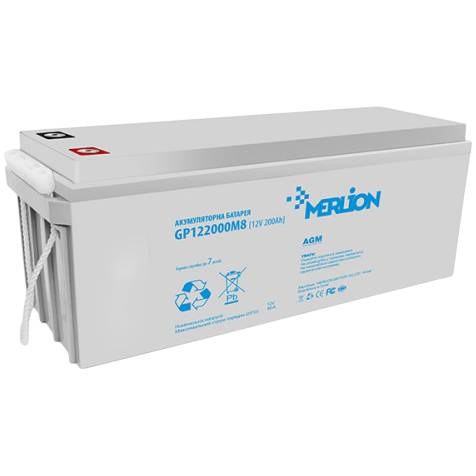 Акумулятор MERLION AGM 12V 200Ah Grey (GP122000M8)