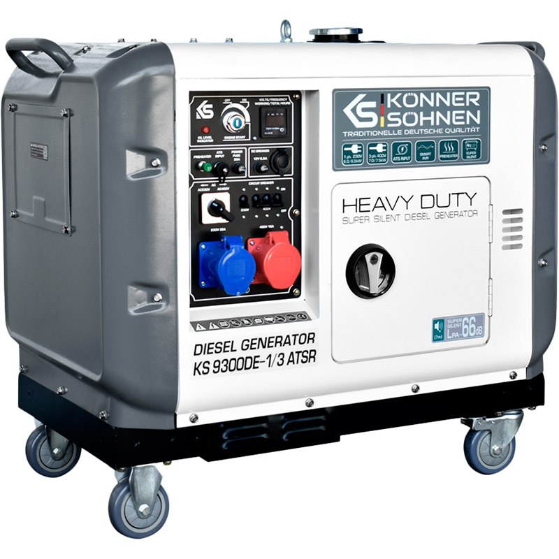 Генератор дизельний KONNER&SOHNEN KS 9300DE-1/3 ATSR