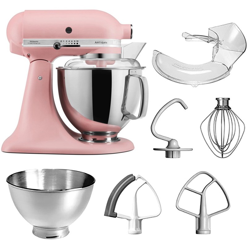 Кухонна машина KITCHENAID Artisan 4,8 л Dry Rose (5KSM175PSEDR)