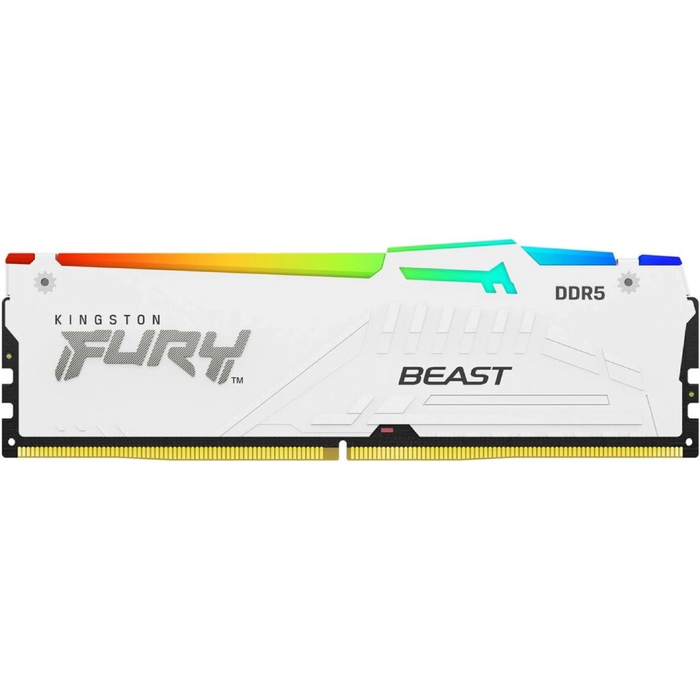 Модуль пам'яті Kingston Fury Beast DDR5 32GB 5200 RGB XMP White (KF552C40BWA-32)
