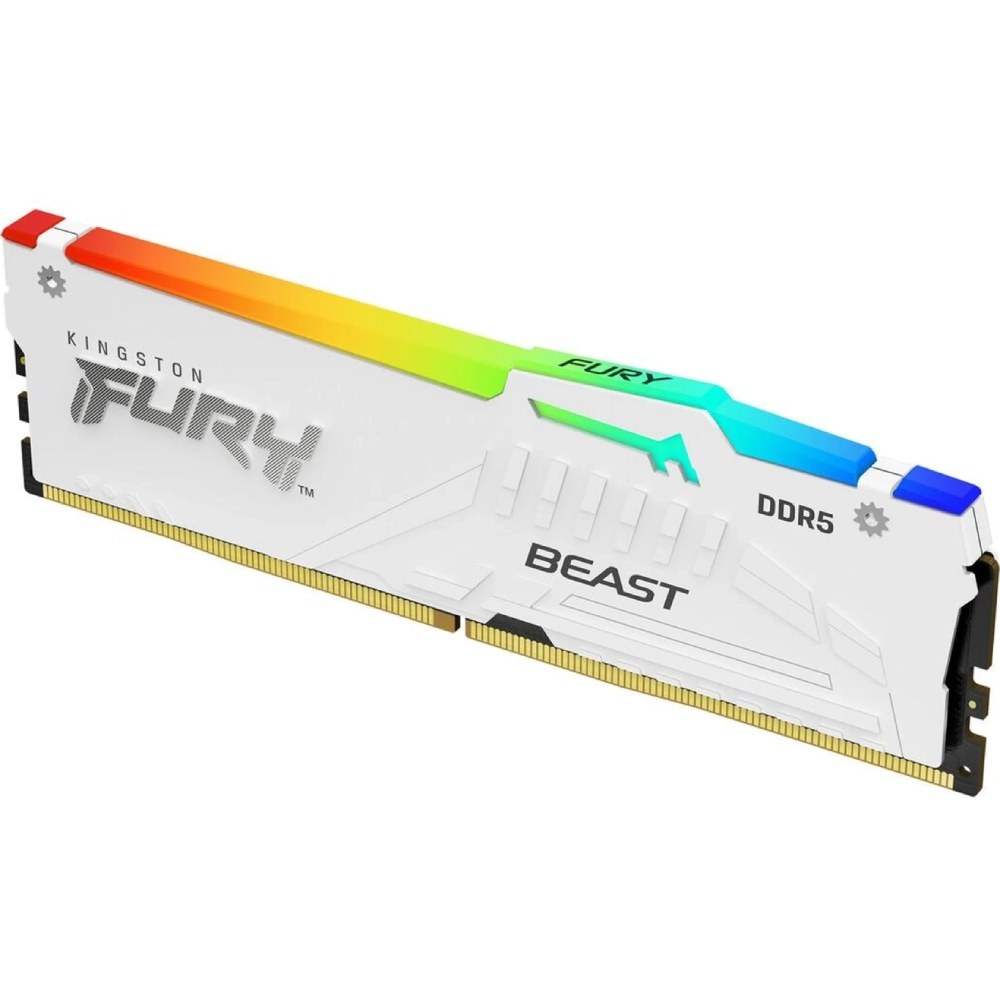 Модуль пам'яті Kingston Fury Beast DDR5 32GB 5200 RGB XMP White (KF552C40BWA-32)
