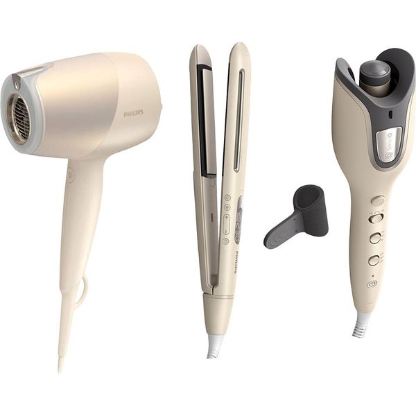 Комплект Фен PHILIPS BHD829/00 + Випрямляч PHILIPS BHS838/00 + Автоматична плойка PHILIPS BHB887/00 SenseIQ