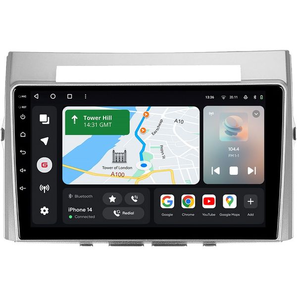 Автомагнітола GAZER T6009-AR10 PRO MAX для Toyota Corolla, Verso (AR10) 2004-2009 (45286)