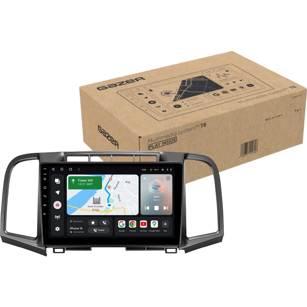 Автомагнітола GAZER T6009-AV10 PRO MAX для Toyota Venza (AV10) 2008-2016 (45609)