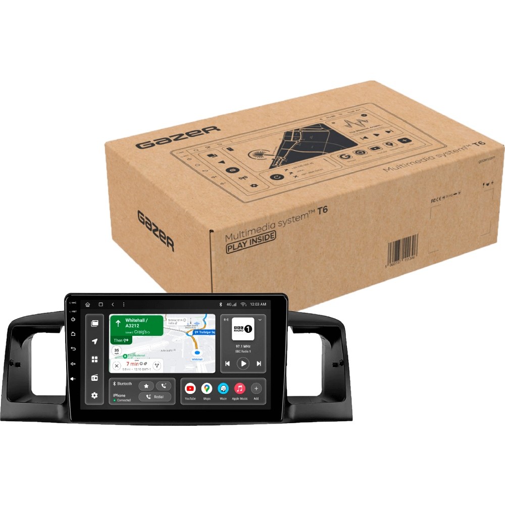 Автомагнітола GAZER T6009-BF3 PRO для BYD F3 1 2005-2013 (79304)