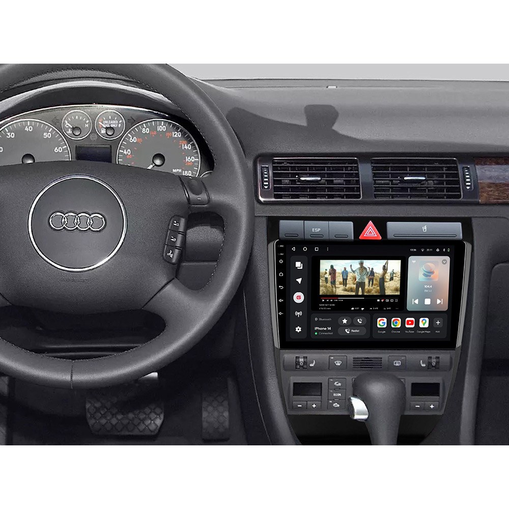Автомагнітола GAZER T6009-C5 PRO для Audi A6 2 1997-2004, S6 2 1999-2004, RS6 1 2002-2006