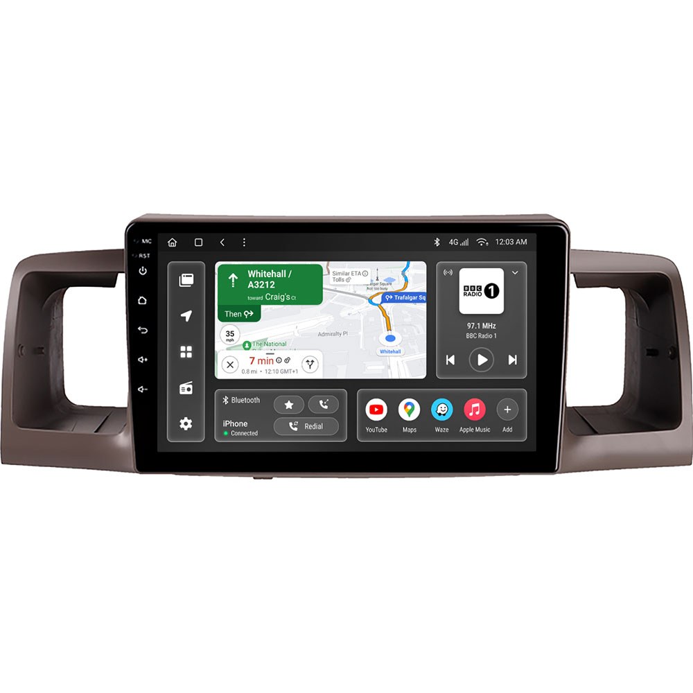 Автомагнітола GAZER T6009-E120 PRO для Toyota Corolla 9 E120 E130 2000-2004 (79436)