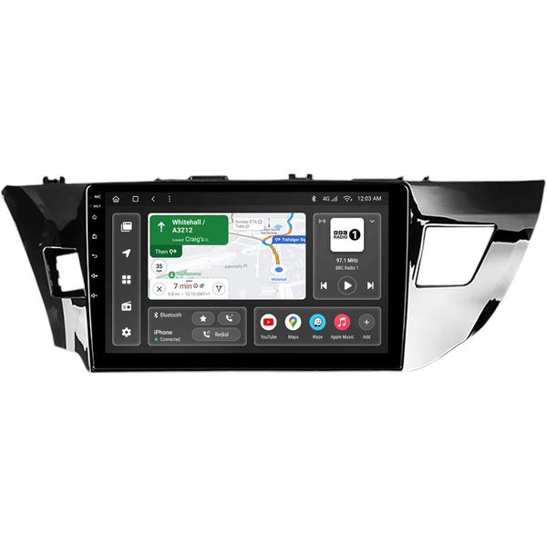 Автомагнітола GAZER T6009-E160/H PRO для Toyota Corolla 11 E160 E170 E180 2012-2016 (79442)