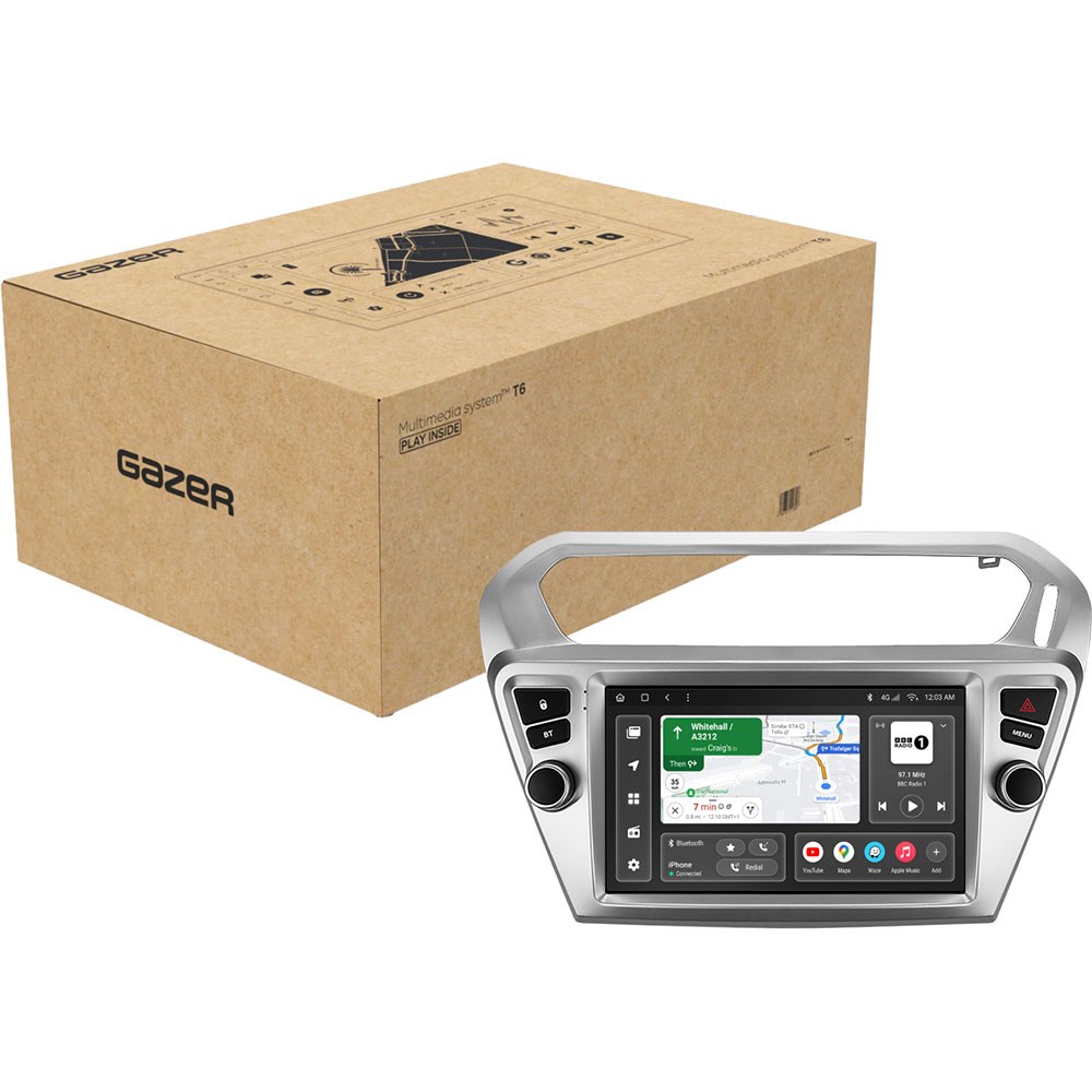 Автомагнітола GAZER T6009-ELS PRO MAX для Peugeot 301 2012-2016 (43394)
