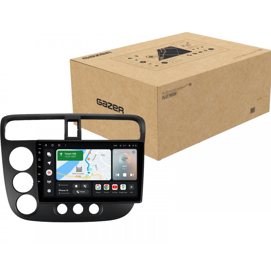 Автомагнітола GAZER T6009-EU PRO MAX (39400)