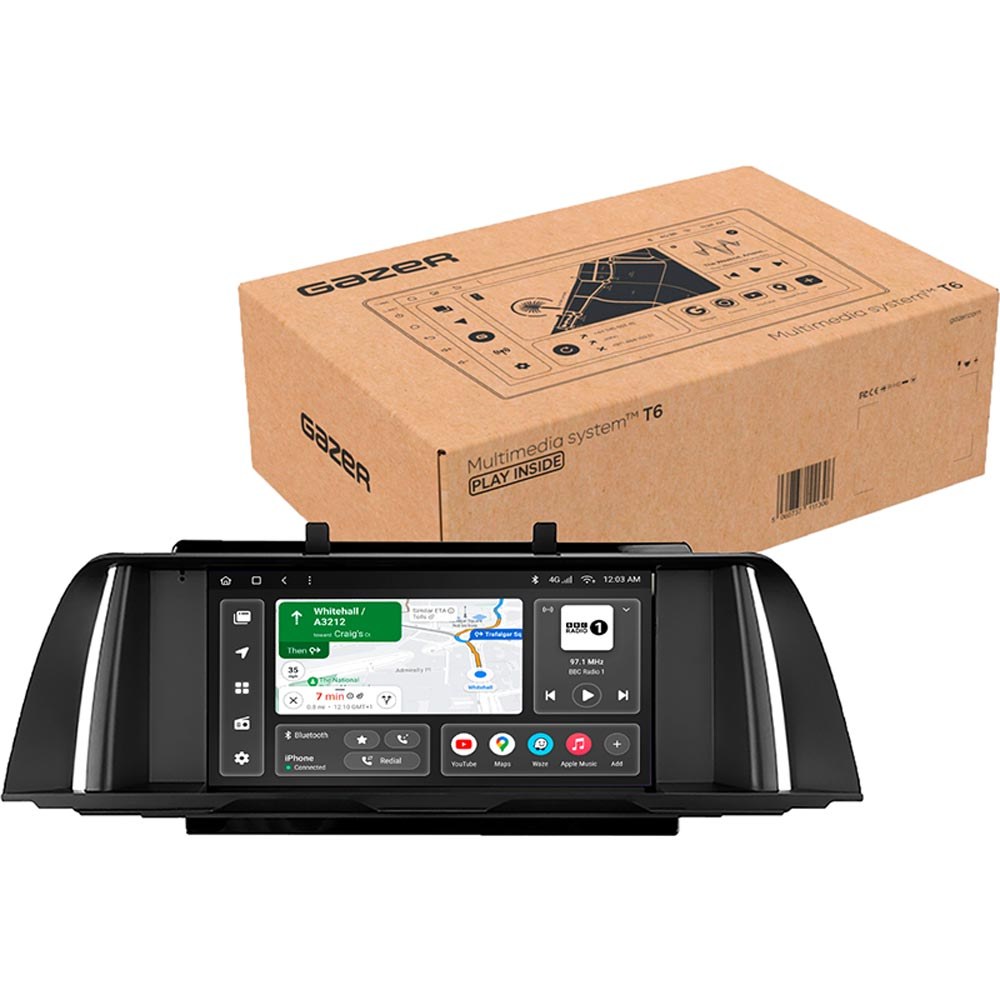 Автомагнітола GAZER T6009-F10/NBT PRO для BMW 5 Series NBT (F10) 2013-2017 (79482)