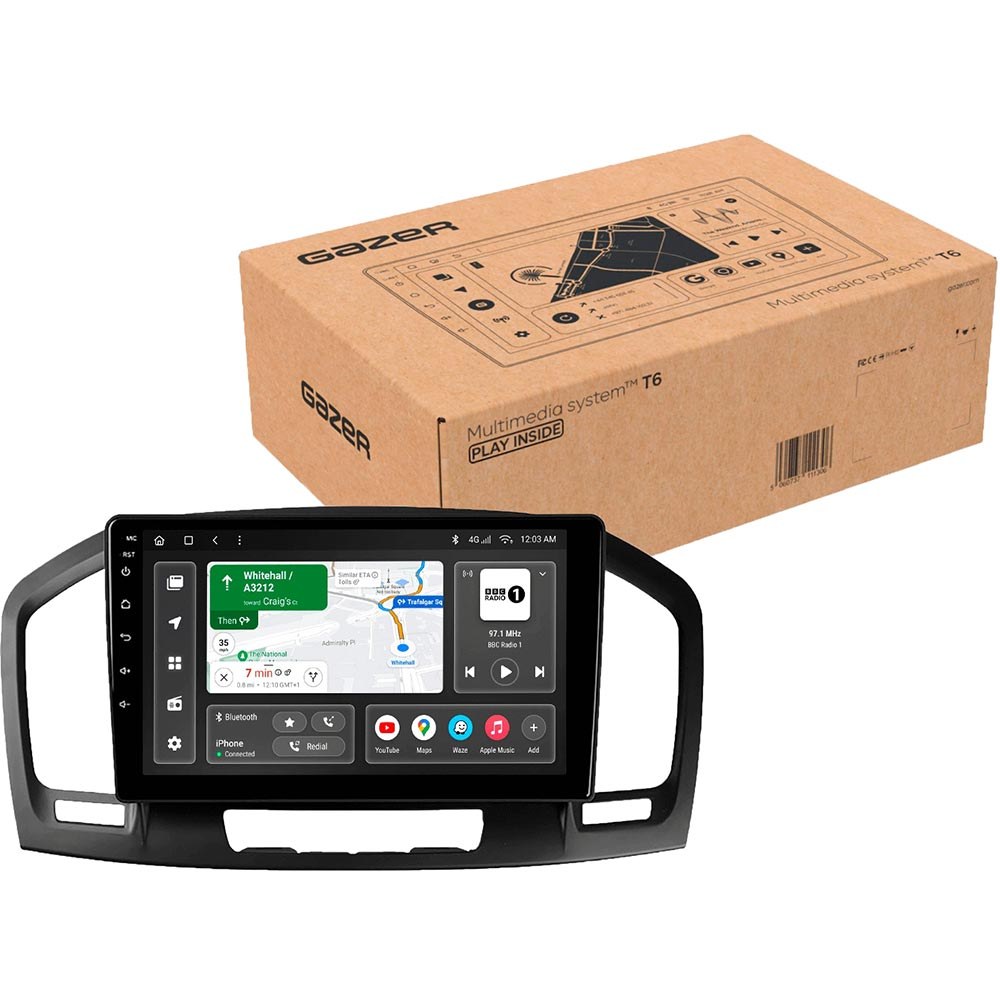 Автомагнітола GAZER T6009-G09 PRO MAX для Buick Regal 2009-2013