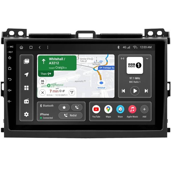 Автомагнітола GAZER T6009-J120/H для Toyota Land Cruiser Prado 3 (J120) 2002-2009 (79636)
