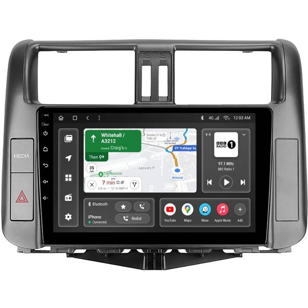 Автомагнітола GAZER T6009-J150/H для Toyota Land Cruiser Prado 4 (J150) 2009-2013 (79644)