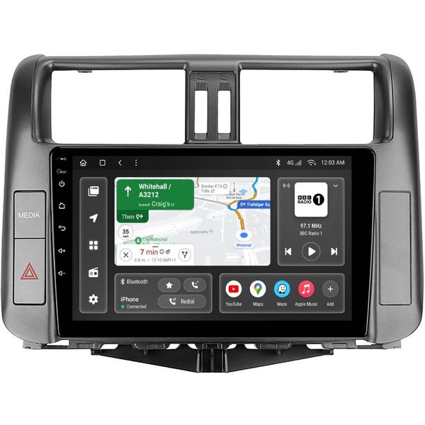 Автомагнітола GAZER T6009-J150/L для Toyota Land Cruiser Prado 4 (J150) 2009-2013 (79646)