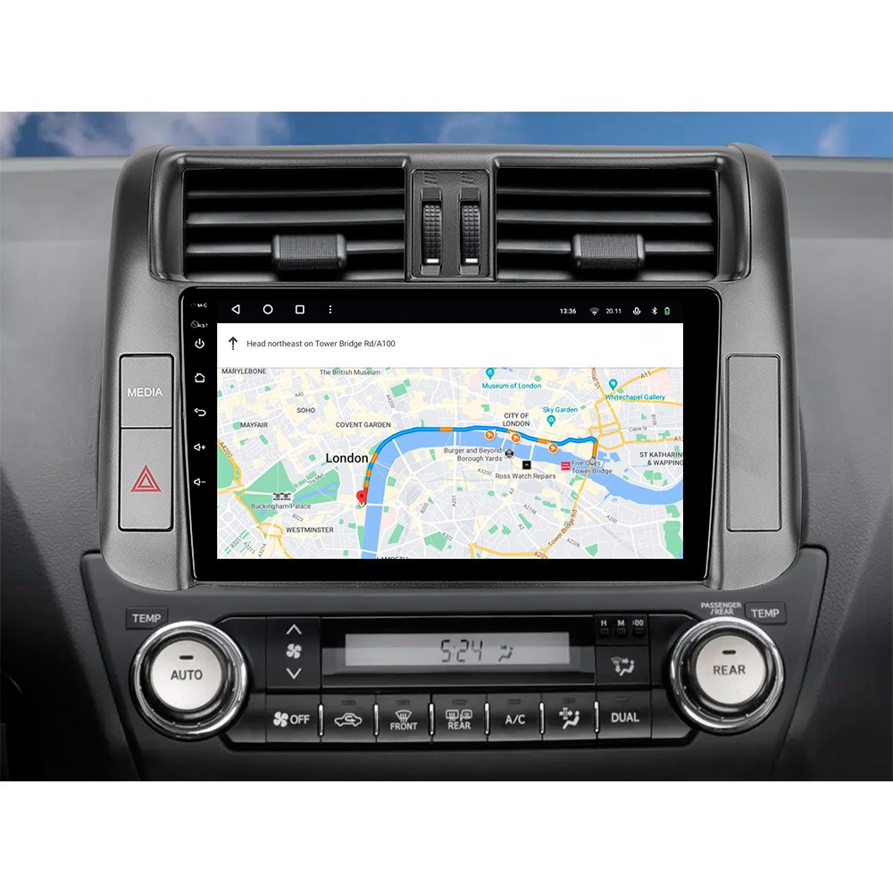 Автомагнітола GAZER T6009-J150/L MAX для Toyota Land Cruiser Prado 4 (J150) 2009-2013