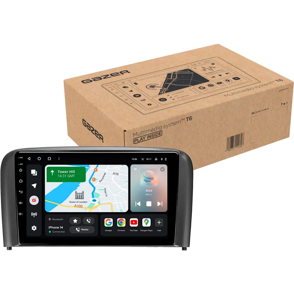 Автомагнітола GAZER T6009-P2 PRO MAX (46301)