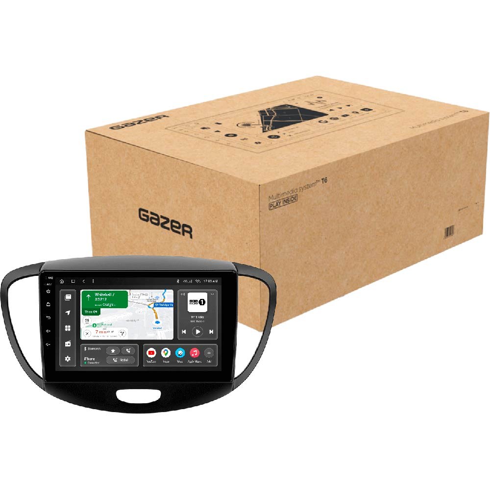 Автомагнітола GAZER T6009-PA PRO для Hyundai i10 PA 2007-2013 (79804)