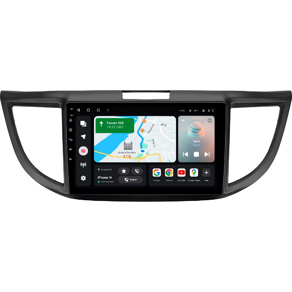 Автомагнітола GAZER T6009-RM/E PRO MAX для Honda CR-V 4 (RM, RE) 2011-2018