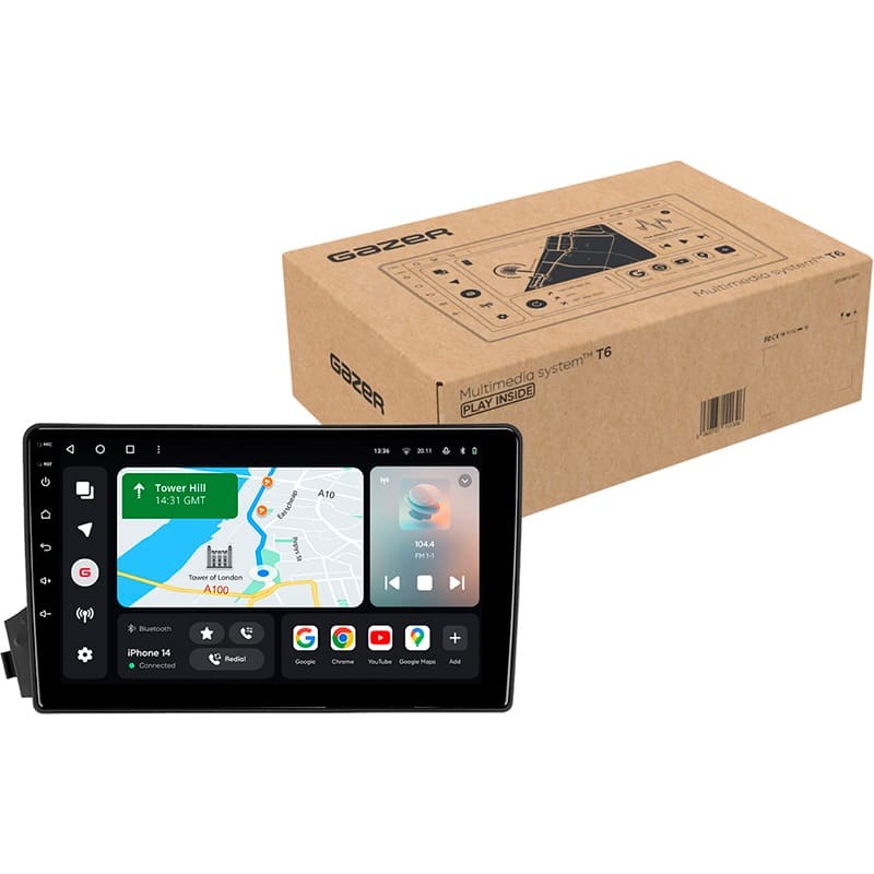 Автомагнітола GAZER T6009-SUT PRO (79942)