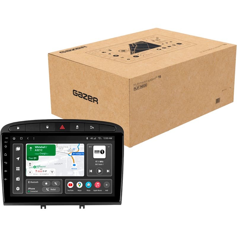 Автомагнітола GAZER T6009-T7 PRO (79968)