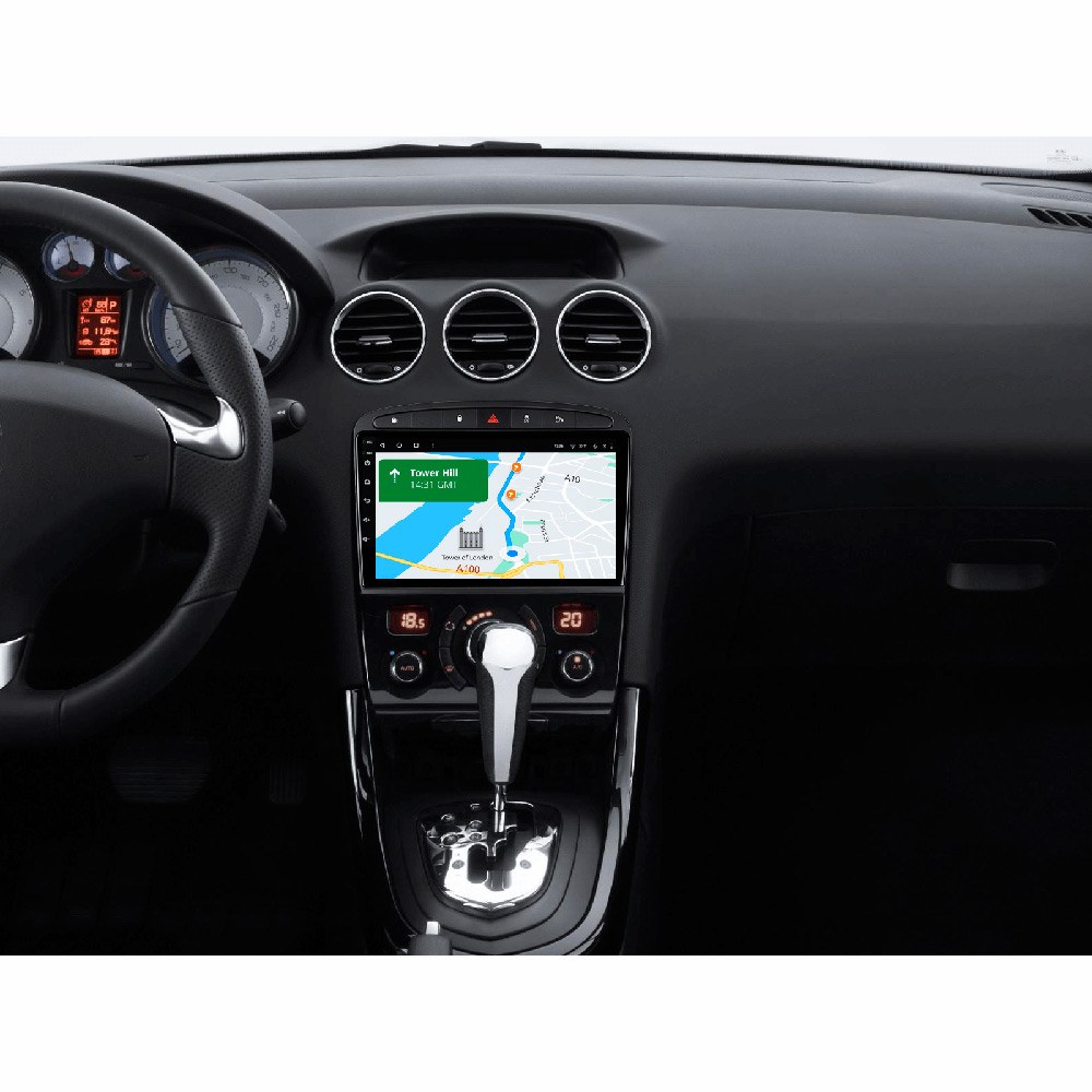 Автомагнітола GAZER T6009-T7 PRO MAX для Peugeot 408 1 2012-2020, 308 2007-2015 (43510)