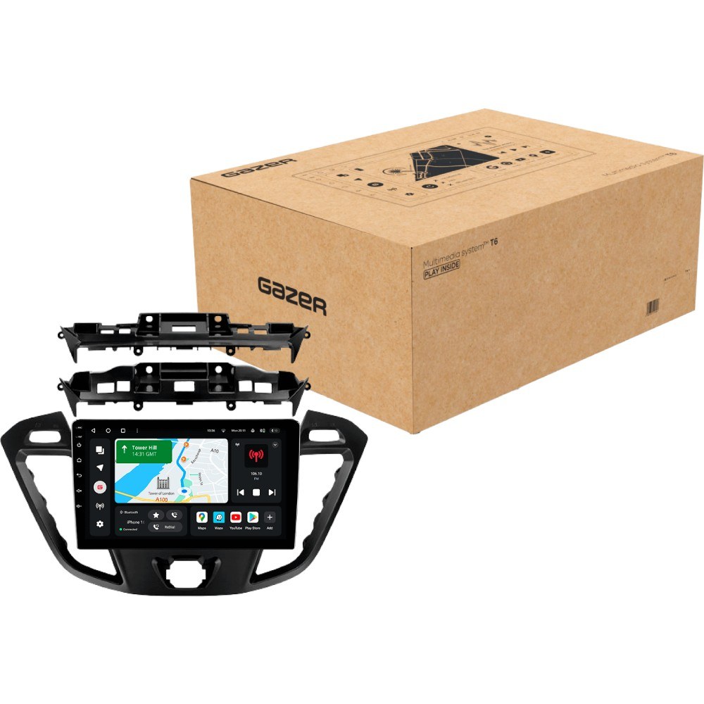 Автомагнітола GAZER T6009-TRN PRO для Ford Tourneo Custom 1/Transit 2012-2021 (79994)