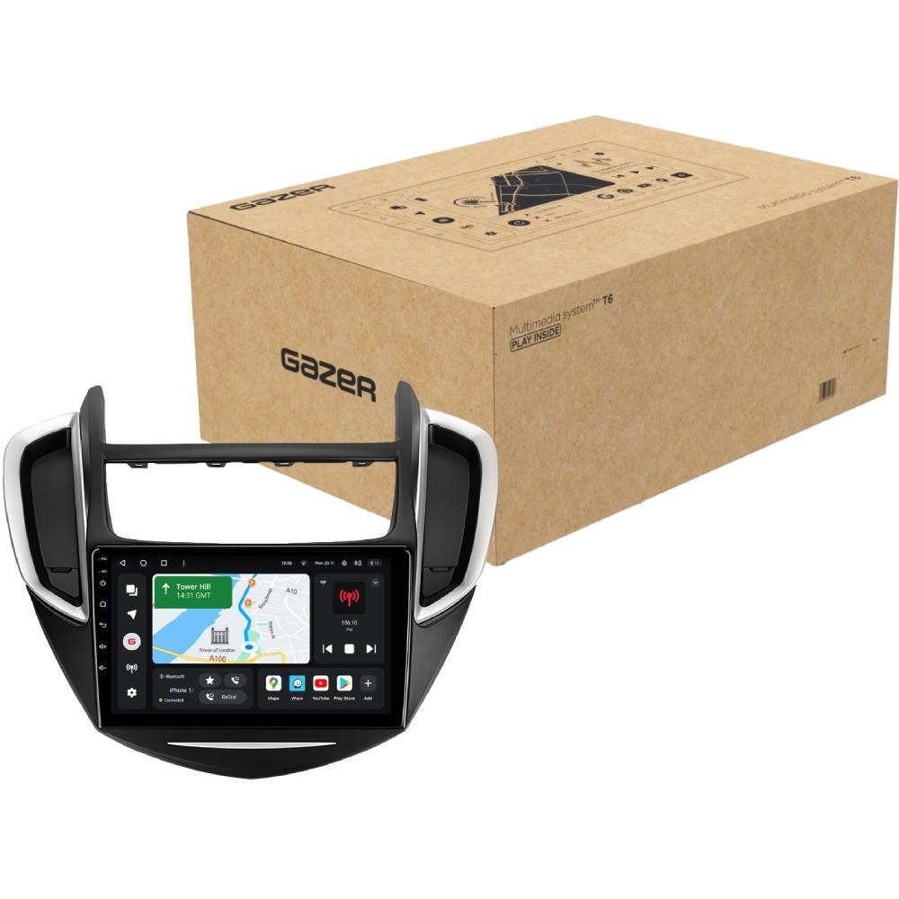 Автомагнітола GAZER T6009-U200 PRO MAX для Chevrolet Tracker 3 2013-2019 (38417)