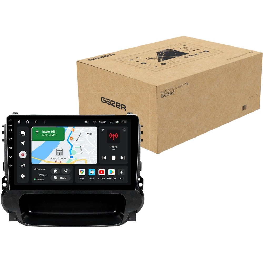 Автомагнітола GAZER T6009-V350 PRO для Chevrolet Malibu 8 2012-2015
