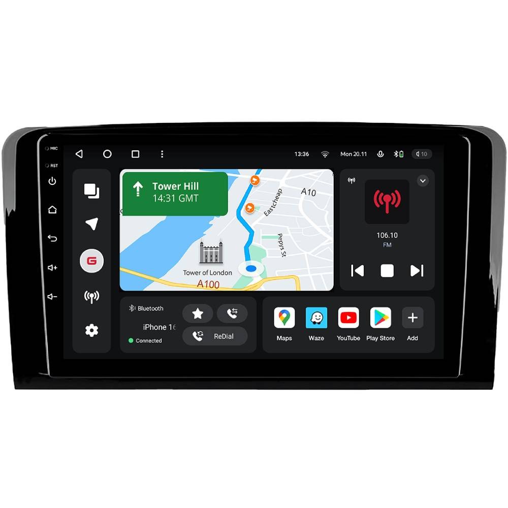 Автомагнітола GAZER T6009-W164 PRO для Mercedes-Benz ML, GL, ML350, GL320 (W164, X164) (80026)