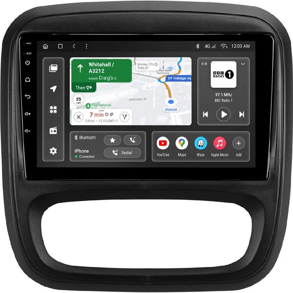 Автомагнітола GAZER T6009-X82 PRO MAX для Renault Trafic 3 2014-2021 (44455)