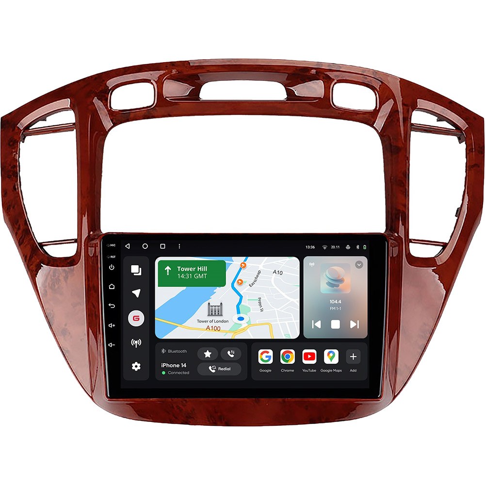 Автомагнітола GAZER T6009-XU20 PRO для Toyota Highlander 1 XU20 2001-2007 (80136)