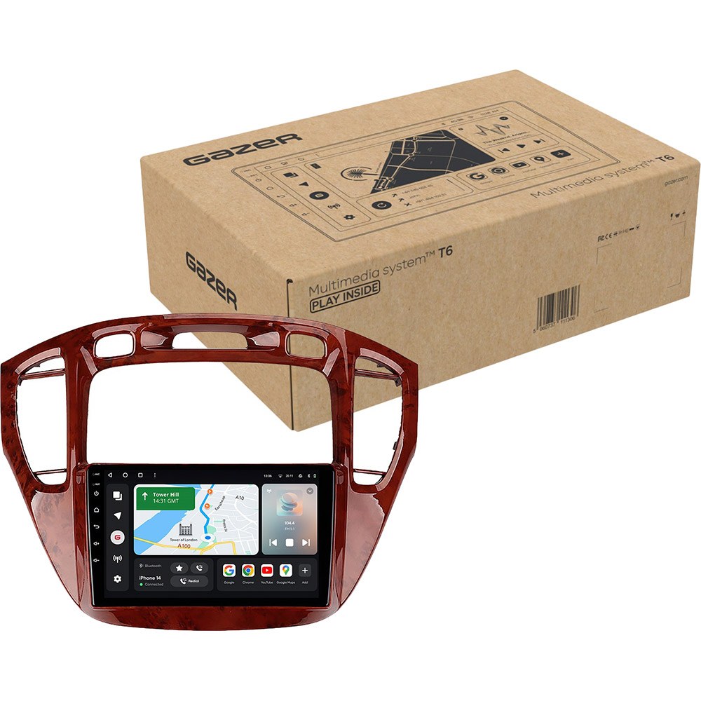 Автомагнітола GAZER T6009-XU20 PRO для Toyota Highlander 1 XU20 2001-2007 (80136)